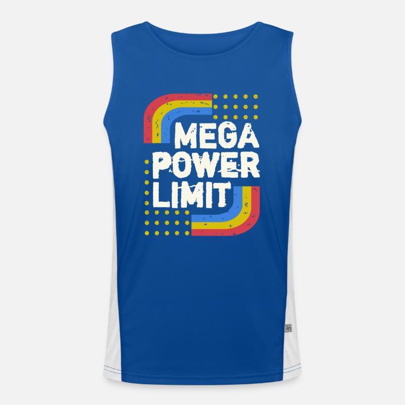 Mega Leistungslimit Funktionelles Kontrast-Tank Top für Männer 