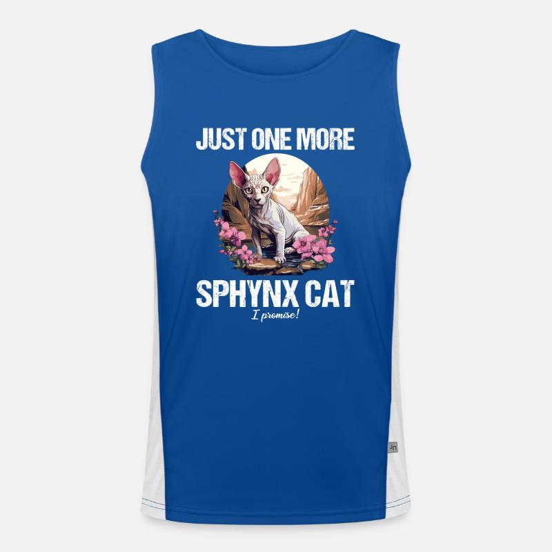 Sphynx Kitten Sphynx Cat Men's Functional Contrast Tank Top 