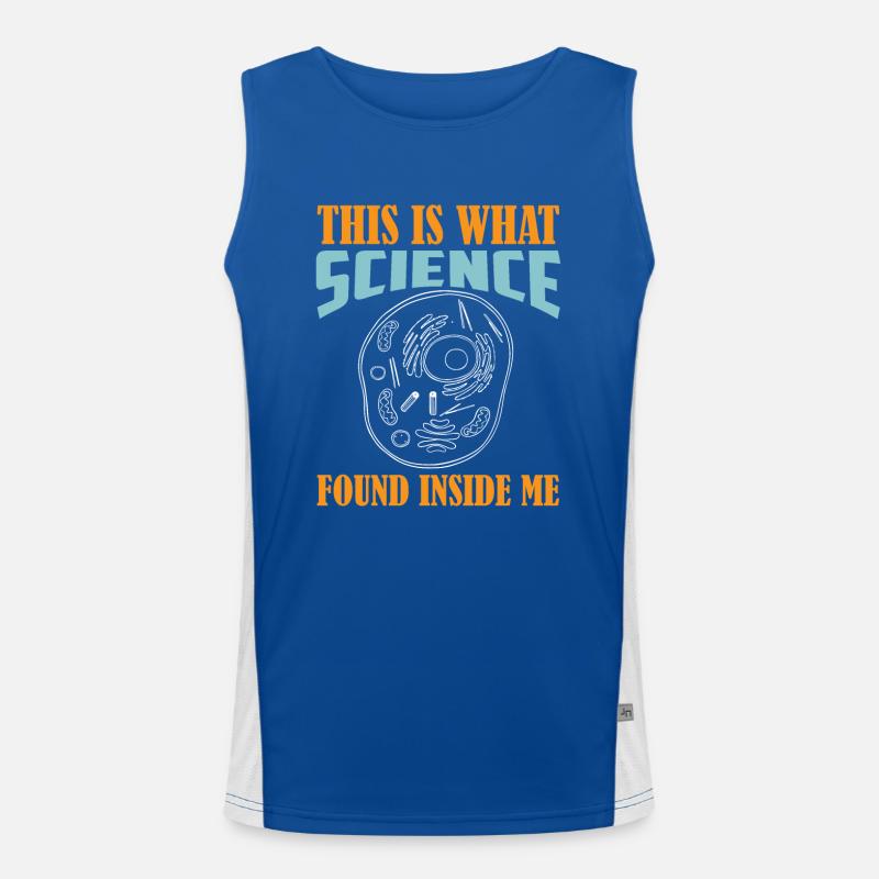 Discovery Unleashed Tee - Bold Science-Inspired Men's Functional Contrast Tank Top 