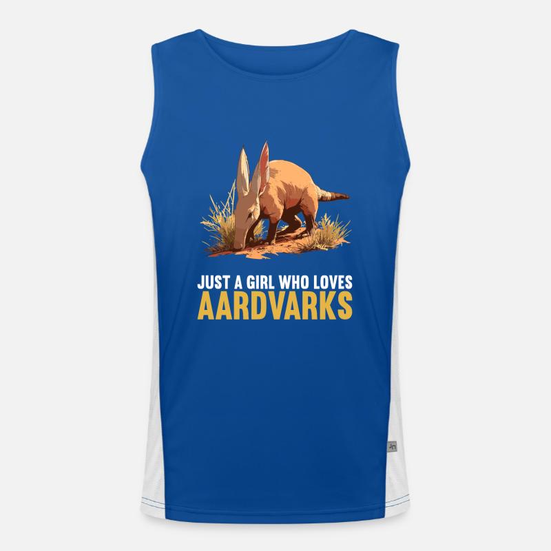 Erdferkeln Erdferkel Funktionelles Kontrast-Tank Top für Männer 