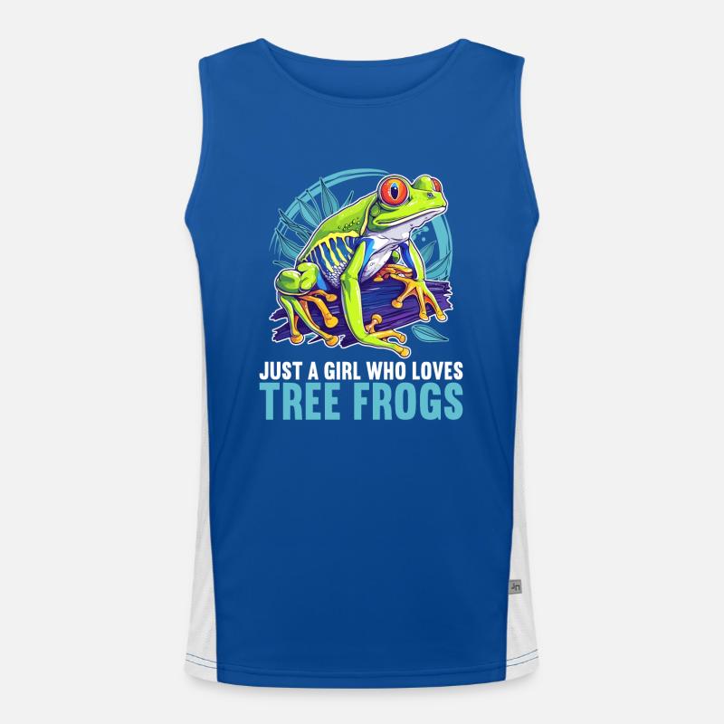 Tree Frog Baumfrösche Baumfrosch Funktionelles Kontrast-Tank Top für Männer 