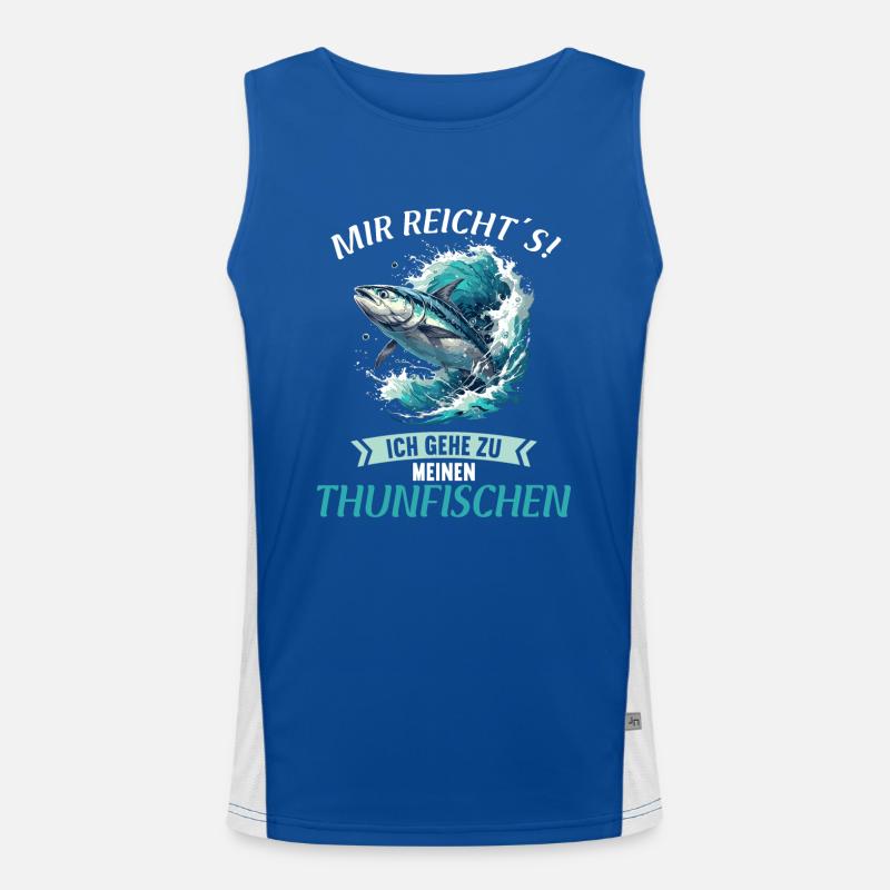 Tuna Thunfische Thunfisch Men's Functional Contrast Tank Top 