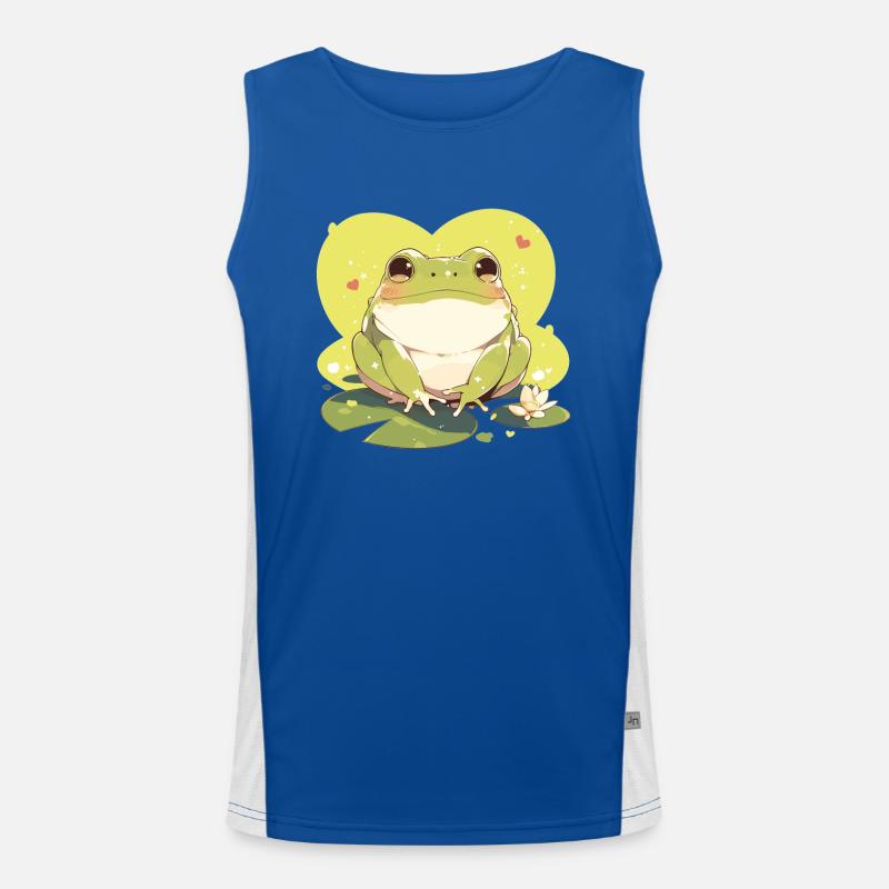 Toad Kröten Kröte Funktionelles Kontrast-Tank Top für Männer 