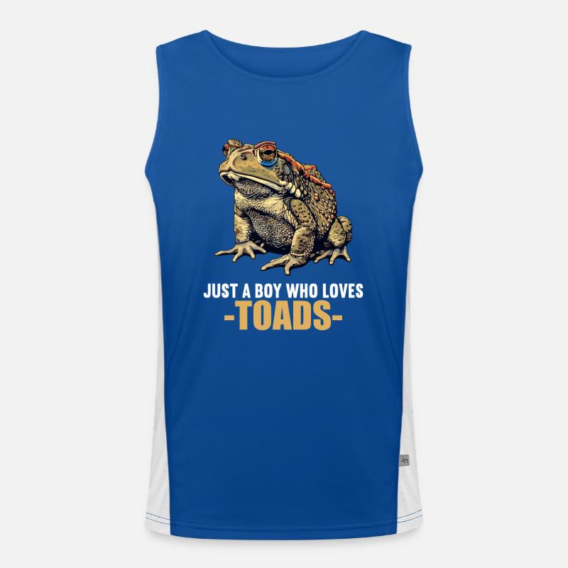 Toad Kröten Kröte Funktionelles Kontrast-Tank Top für Männer 