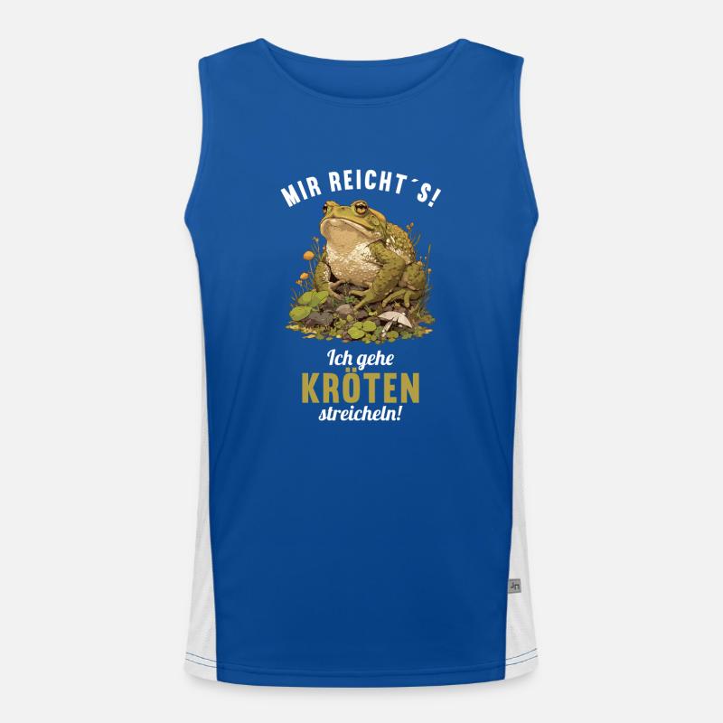 Toad Toads Toad - Men's Functional Contrast Tank Top  - royal/white