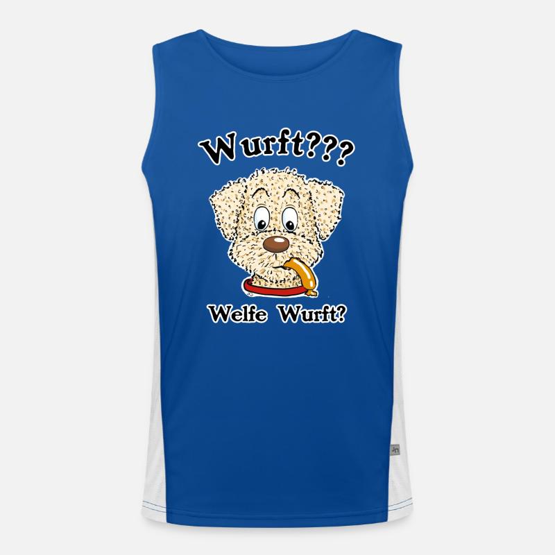 Pino Wurst1 2 Funktionelles Kontrast-Tank Top für Männer 