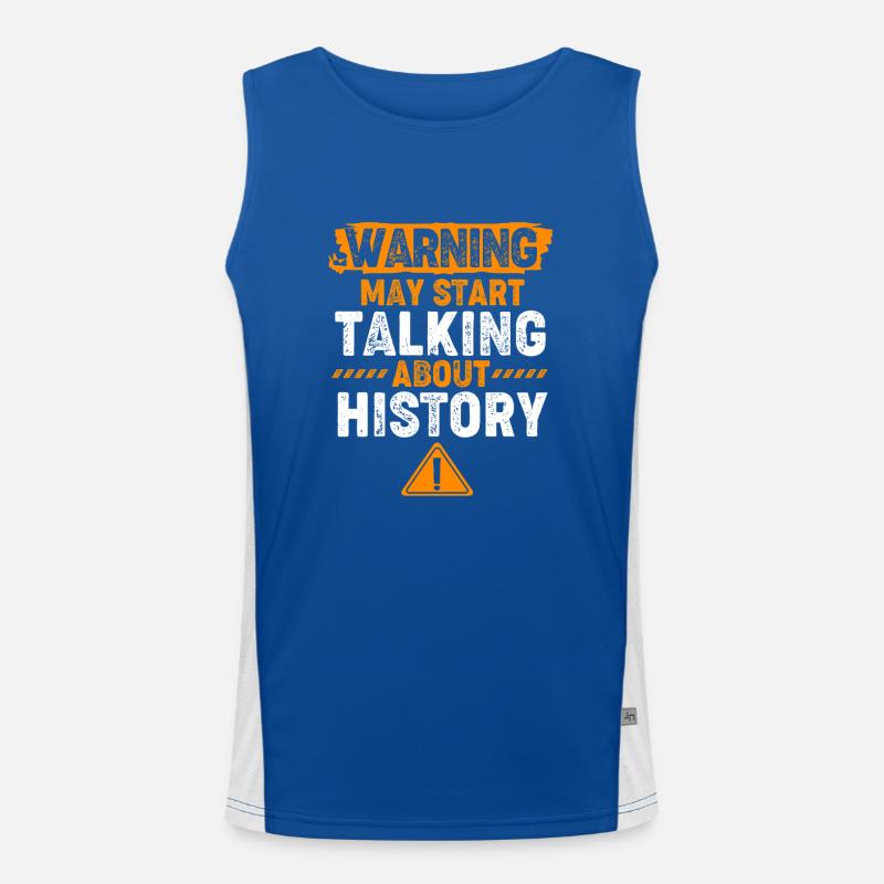 Historisch Historiker Geschichte Funktionelles Kontrast-Tank Top für Männer 