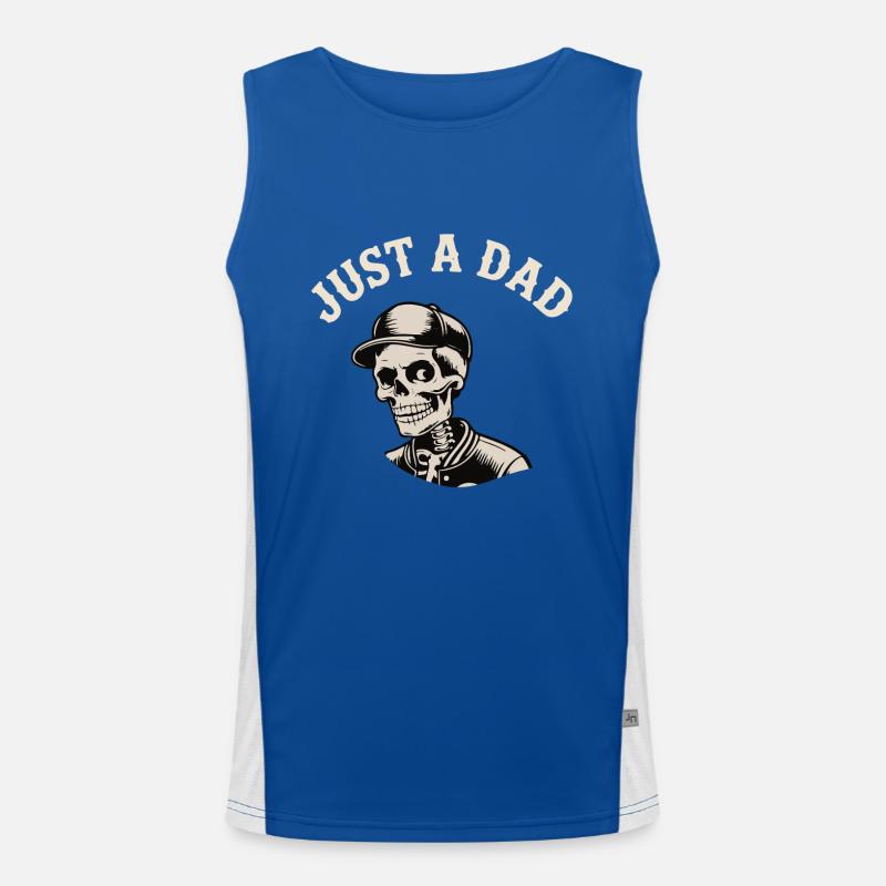 NUR EIN VATER Funktionelles Kontrast-Tank Top für Männer 