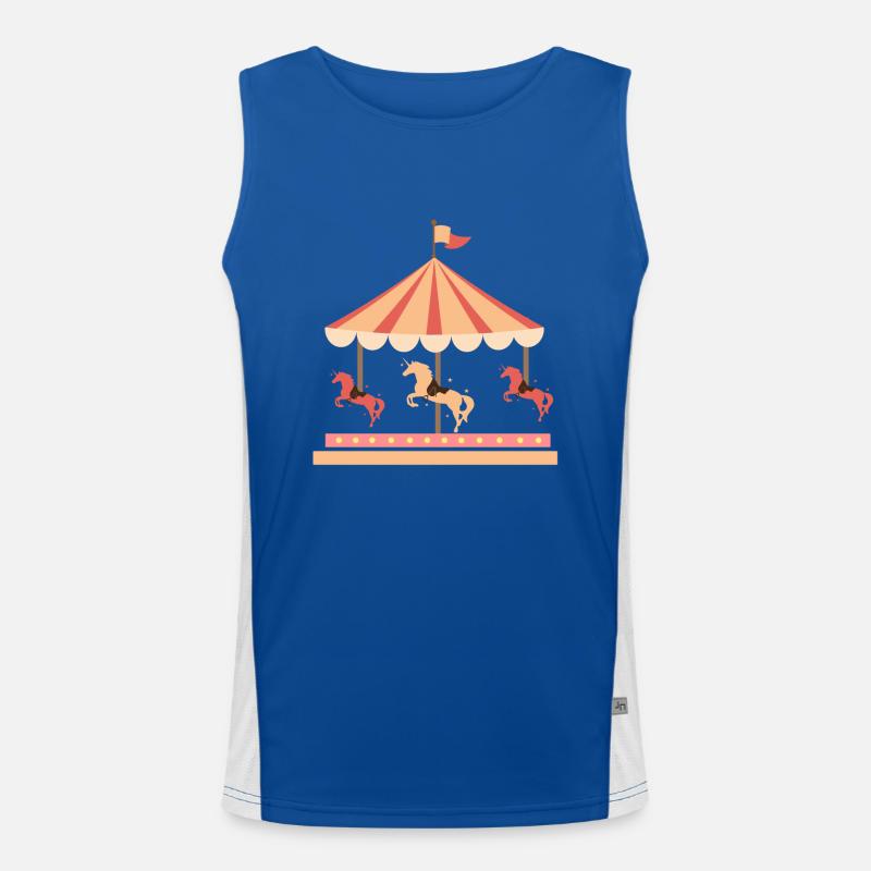 carousel Men's Functional Contrast Tank Top 