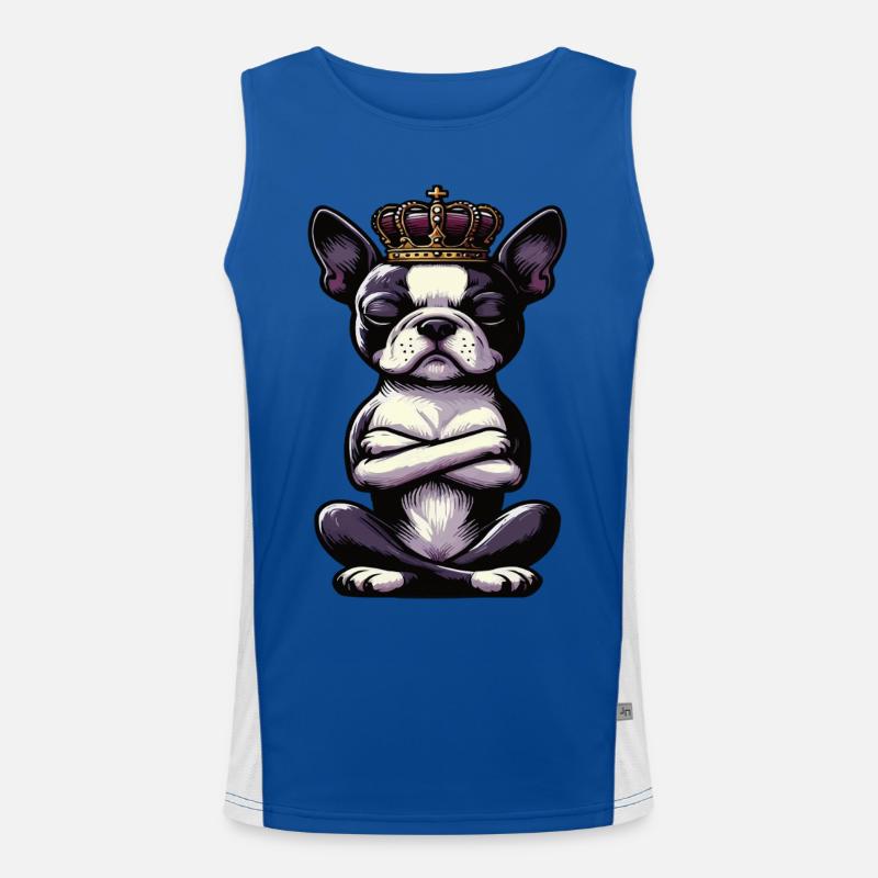 Boston Terrier Propriétaire de Boston Terrier Bostie Débardeur respirant contrasté Homme 