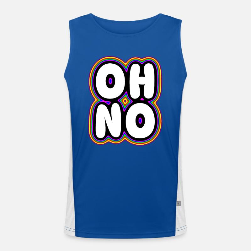 Oh No Men's Functional Contrast Tank Top 