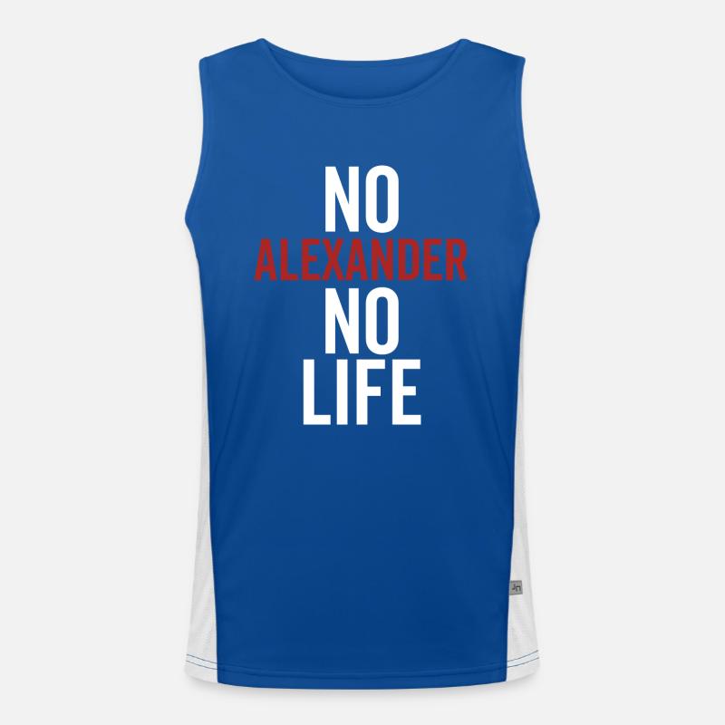 Pas d’Alexandre, pas de vie Débardeur respirant contrasté Homme 