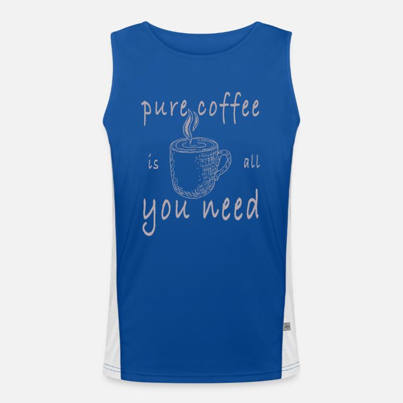 Pure Coffee Men's Functional Contrast Tank Top 
