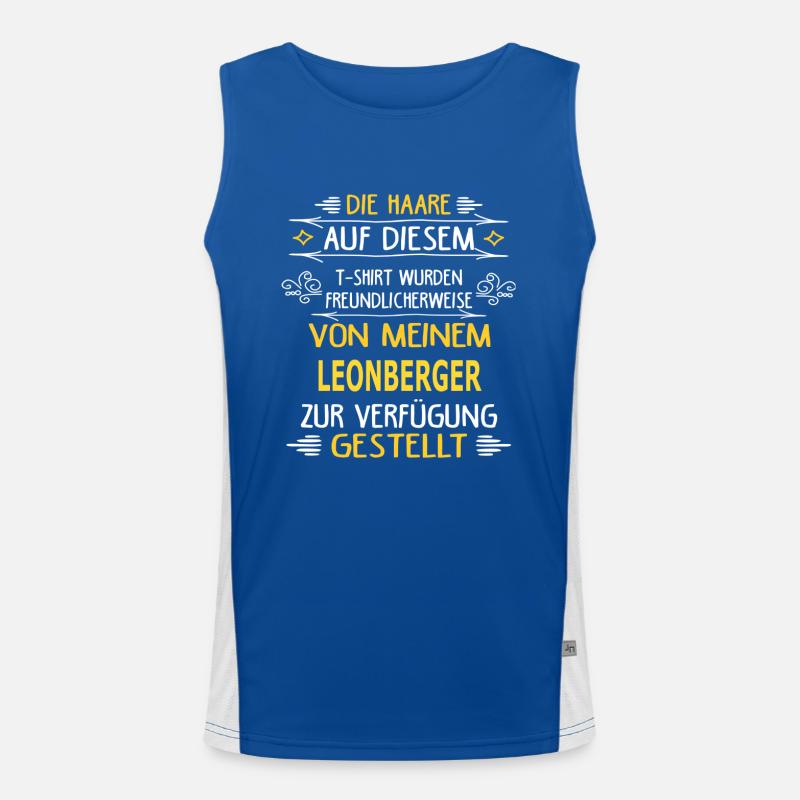 LEONBERGER Funktionelles Kontrast-Tank Top für Männer 