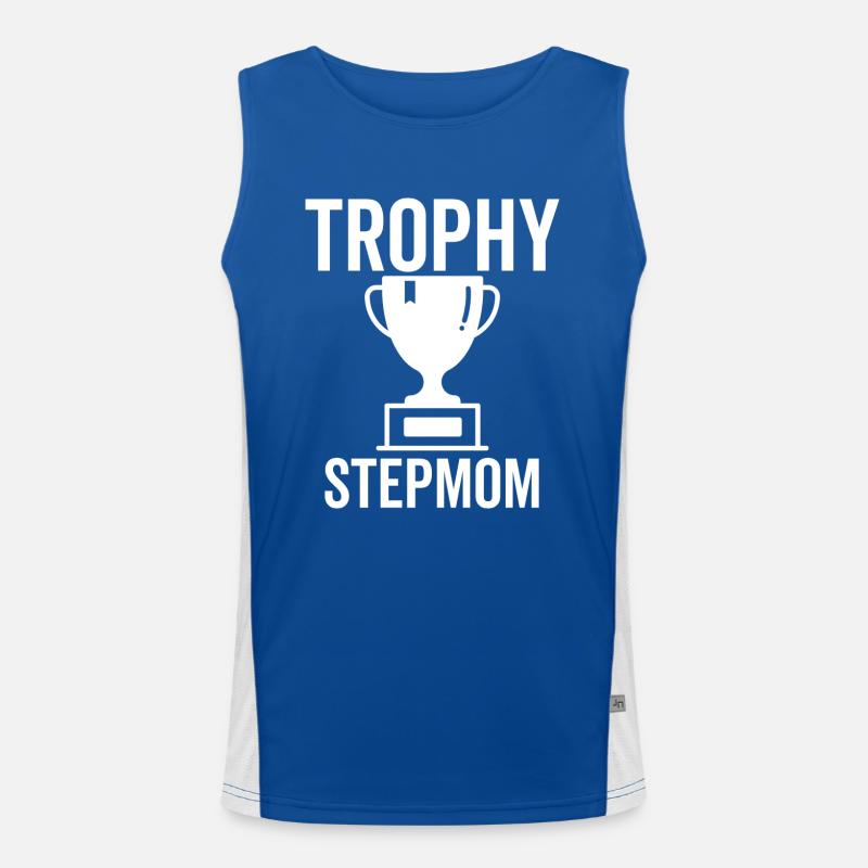 Trophäe Stiefmutter Funktionelles Kontrast-Tank Top für Männer 