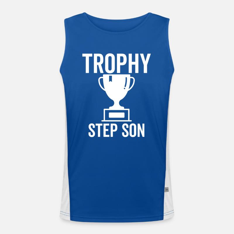 Trophäe Stiefsohn Funktionelles Kontrast-Tank Top für Männer 