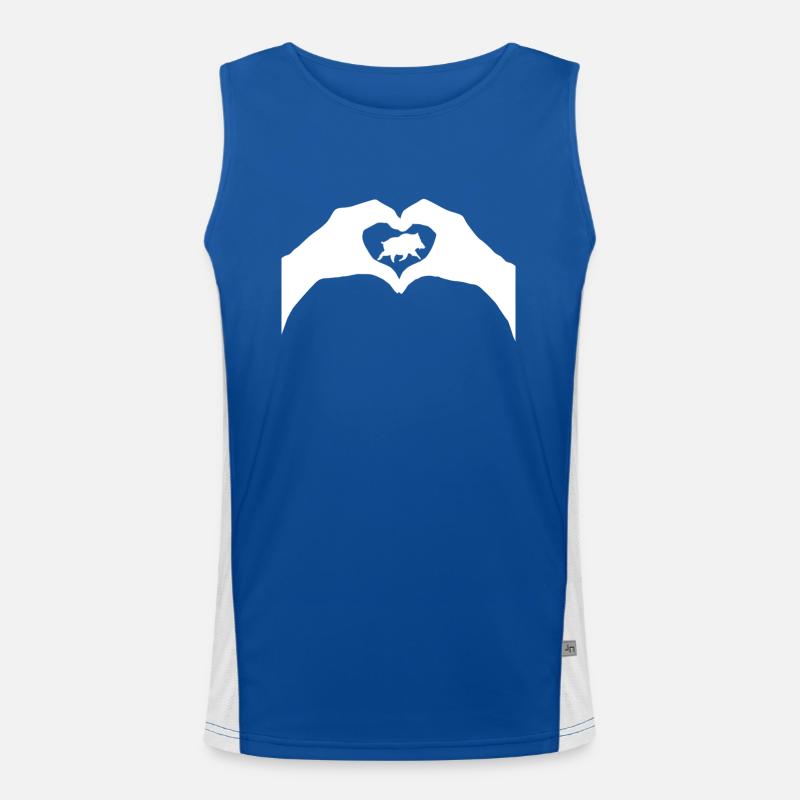 chasse Débardeur respirant contrasté Homme 