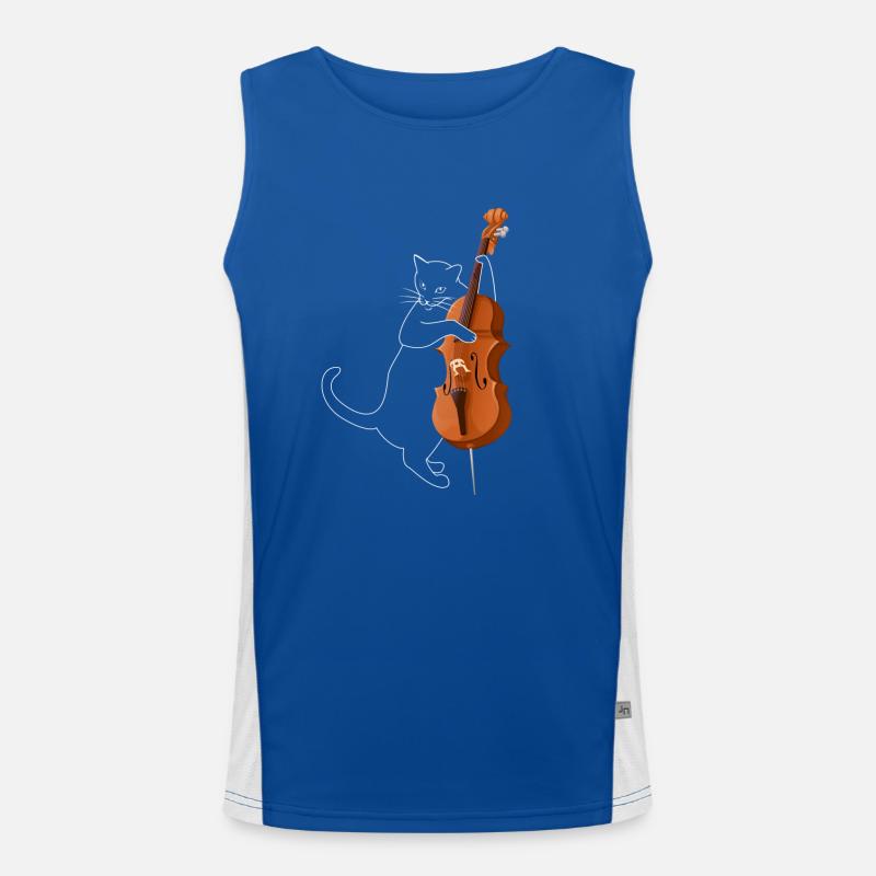 base de chat Débardeur respirant contrasté Homme 