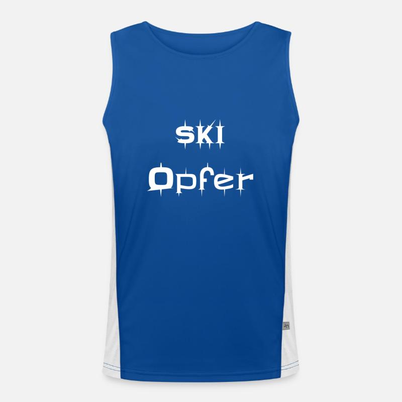 SKI Opfer Funktionelles Kontrast-Tank Top für Männer 