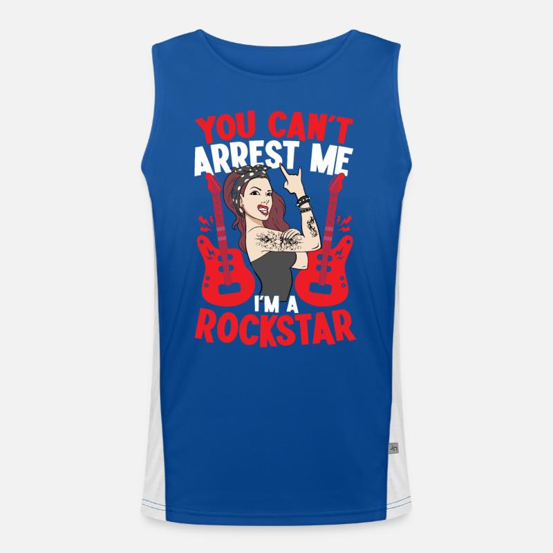 You Can't Arrest Me I'm A Funktionelles Kontrast-Tank Top für Männer 