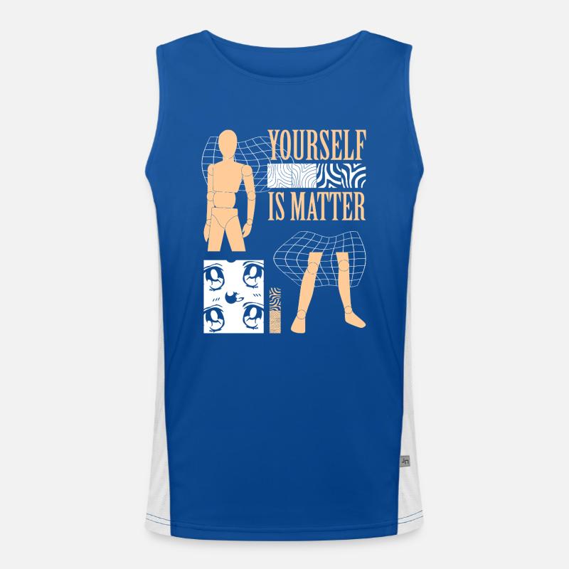 Vous-même, c’est la matière Débardeur respirant contrasté Homme 