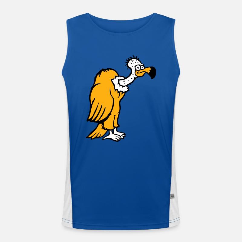 Vulture Scavenger Bird Funny Vultures Vulture Vulture Fun Men's Functional Contrast Tank Top 