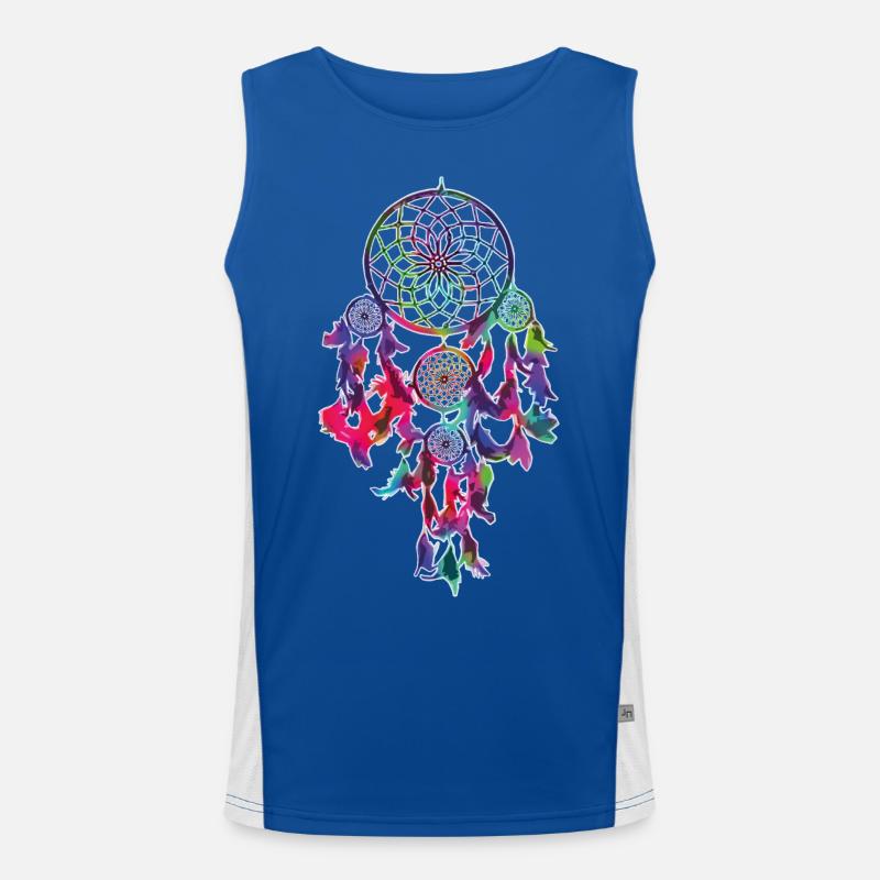 Traumfänger Funktionelles Kontrast-Tank Top für Männer 