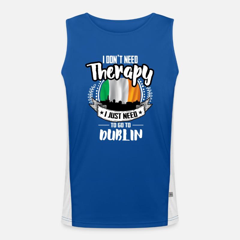 Therapy Dublin Men's Functional Contrast Tank Top 