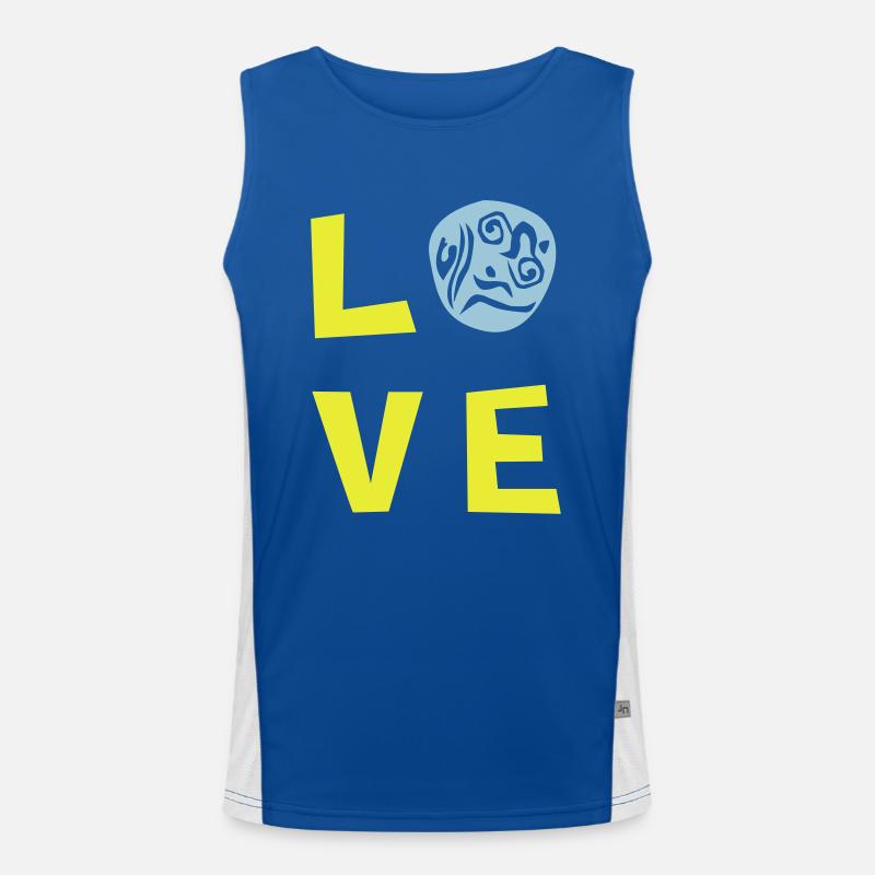 LOVE TRI 2c Men's Functional Contrast Tank Top 