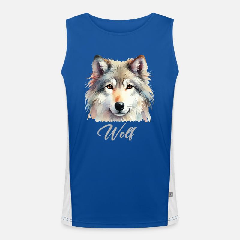 wolf Men's Functional Contrast Tank Top 