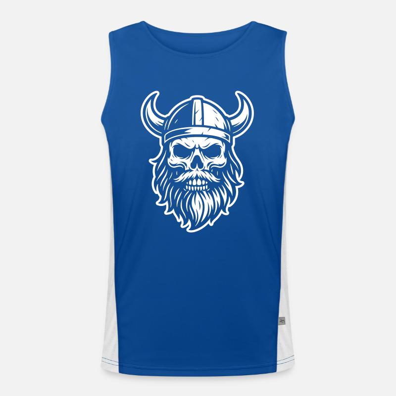 Crâne Viking Débardeur respirant contrasté Homme 