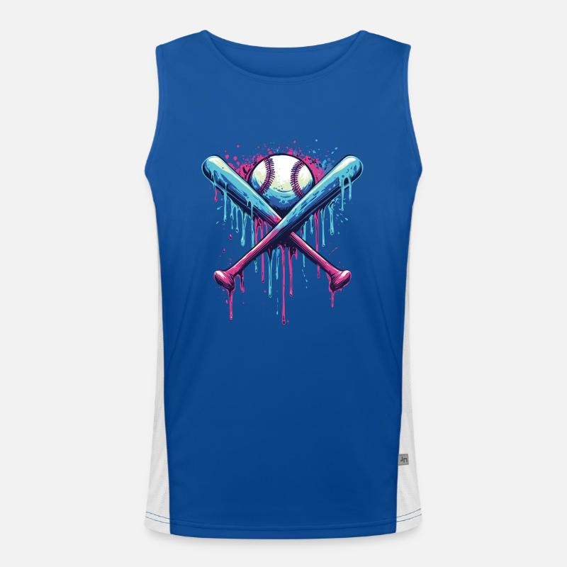 Baseball Men's Functional Contrast Tank Top 