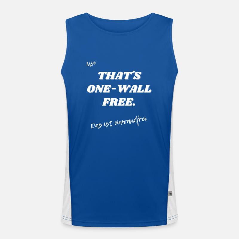 Das ist einwandfrei Funktionelles Kontrast-Tank Top für Männer 