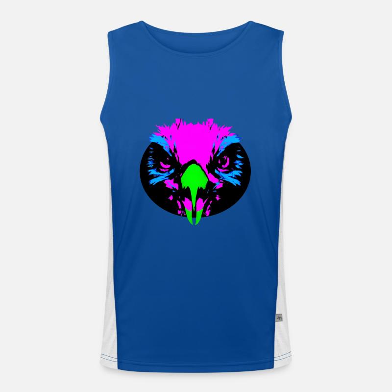 Angry Ostrich Men's Functional Contrast Tank Top 