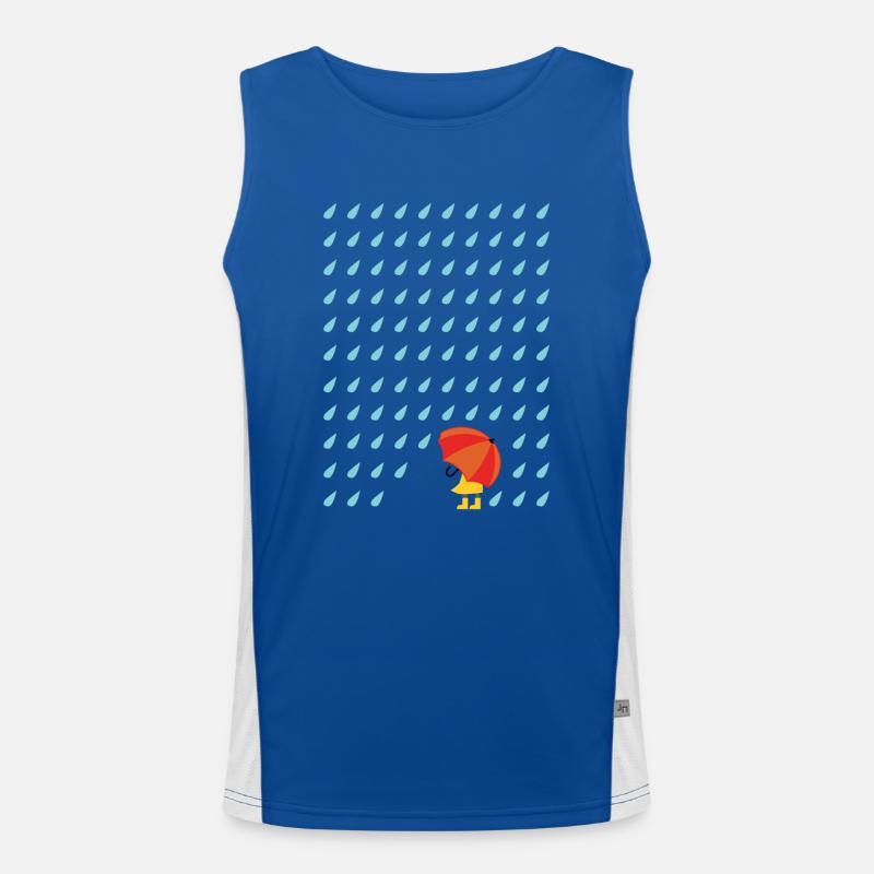 rain Men's Functional Contrast Tank Top 