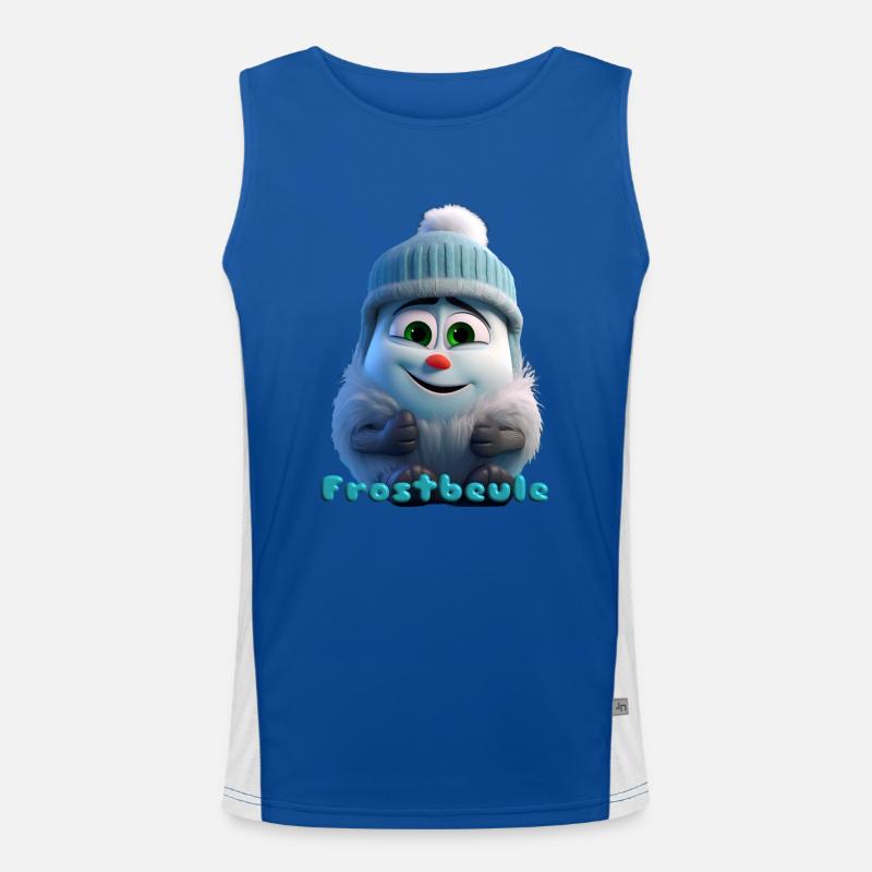 Frostbeule Funktionelles Kontrast-Tank Top für Männer 