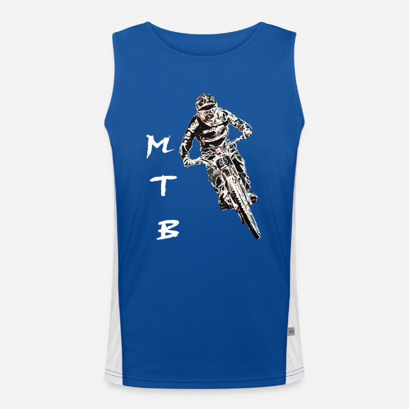 MTB MTB Downhill Men's Functional Contrast Tank Top 
