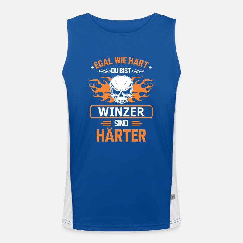 WINZER Funktionelles Kontrast-Tank Top für Männer 