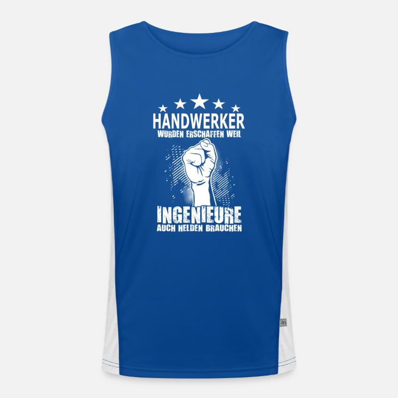 handwerker Funktionelles Kontrast-Tank Top für Männer 