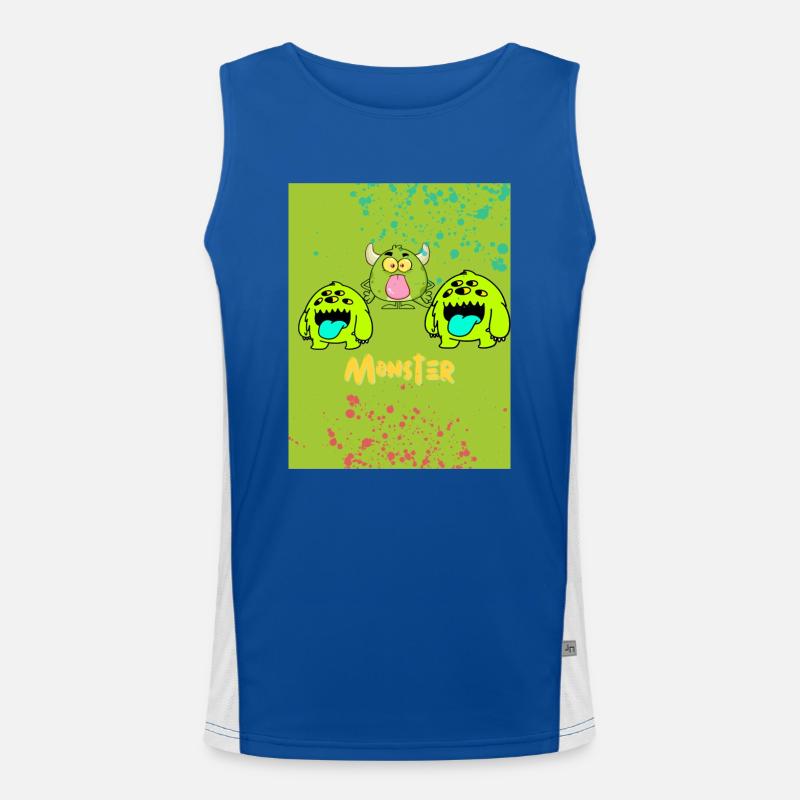 Monstre Débardeur respirant contrasté Homme 
