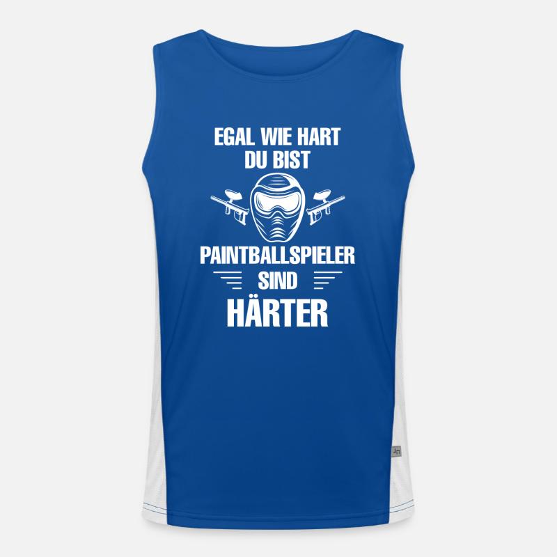 Paintball Airsoft Funktionelles Kontrast-Tank Top für Männer 