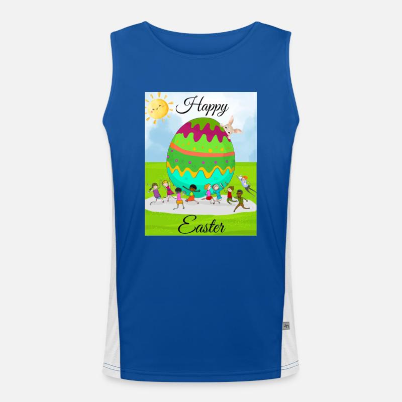 Easter Dance Men's Functional Contrast Tank Top 
