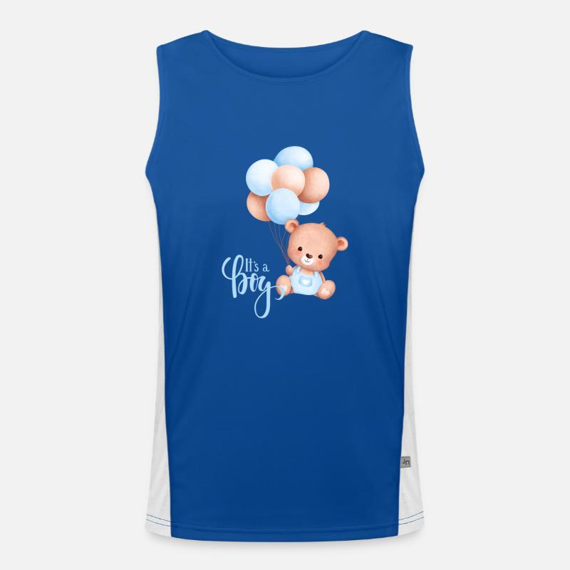 Its a boy Men's Functional Contrast Tank Top 
