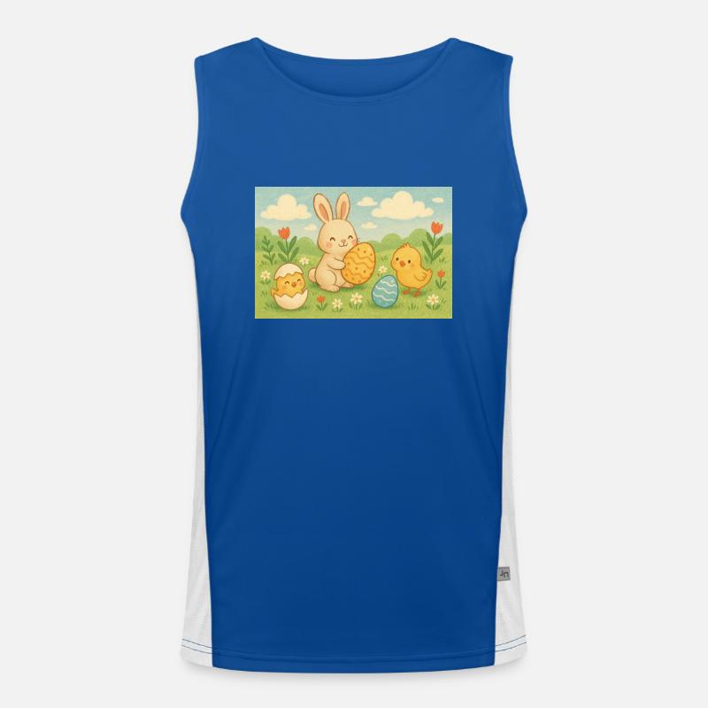 Easter Men's Functional Contrast Tank Top 