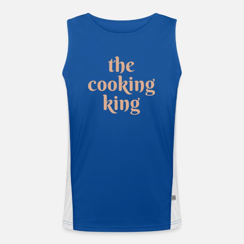 Le dicton Cooking King Débardeur respirant contrasté Homme 