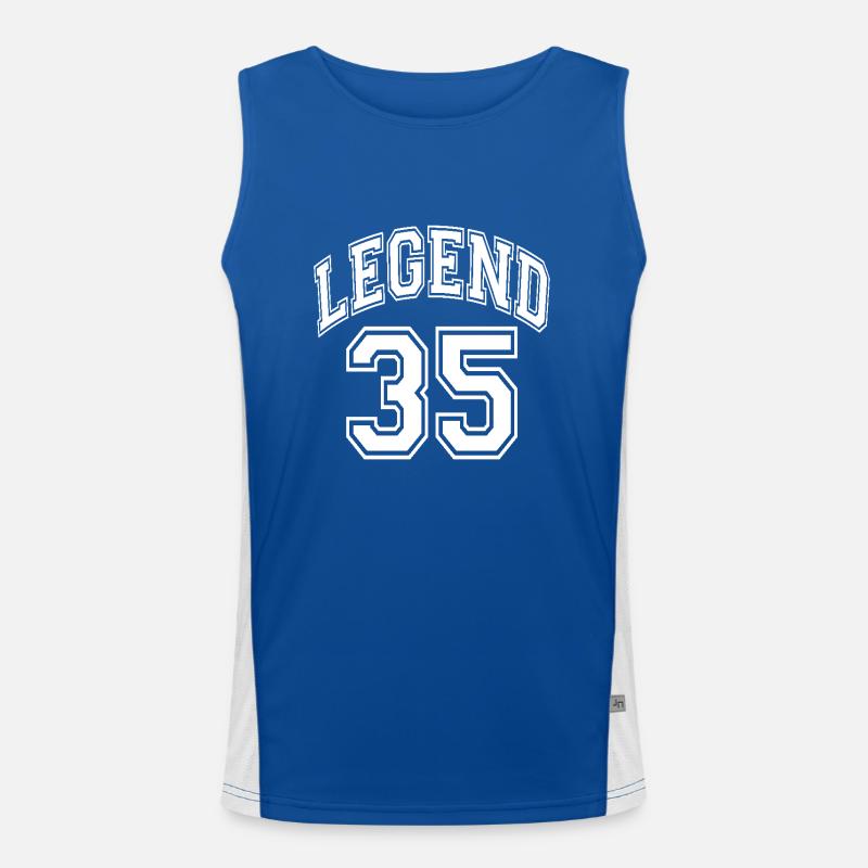 Legend 35 Men's Functional Contrast Tank Top 
