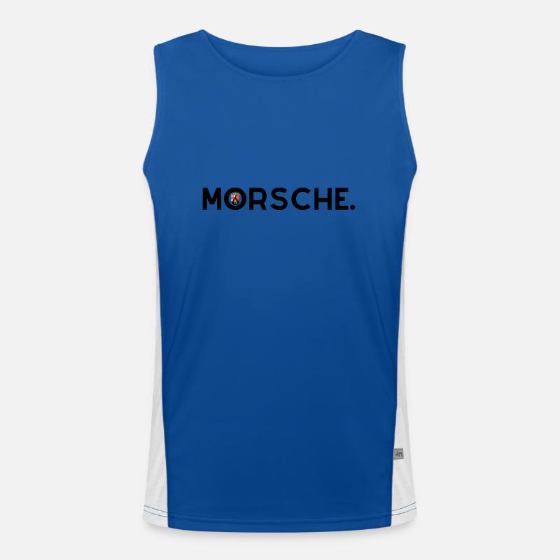 Morsche. Funktionelles Kontrast-Tank Top für Männer 