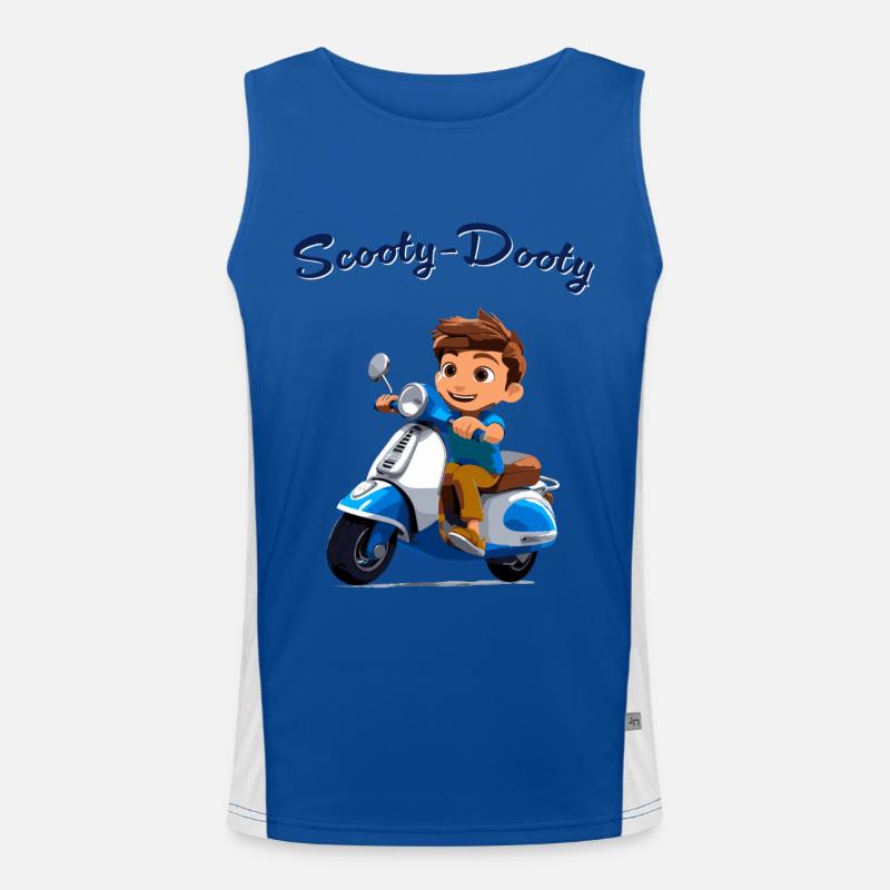 Garçon de scooter Débardeur respirant contrasté Homme 