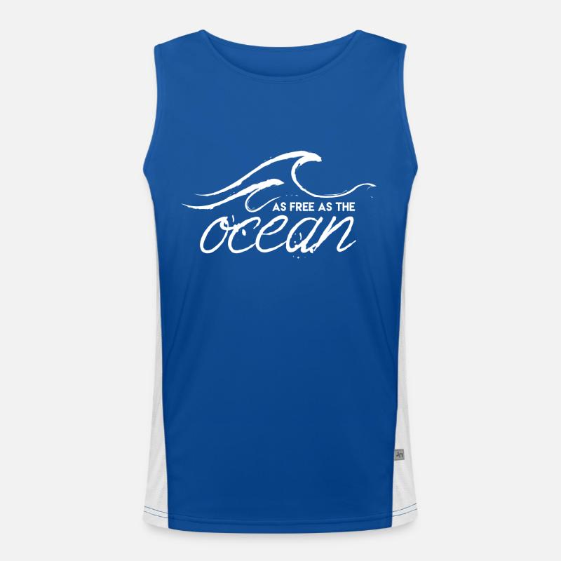 Meer Funktionelles Kontrast-Tank Top für Männer 