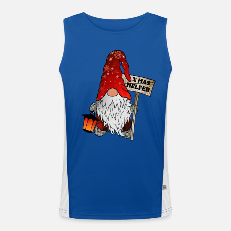 Helper Gnome Gnome de Noël Débardeur respirant contrasté Homme 
